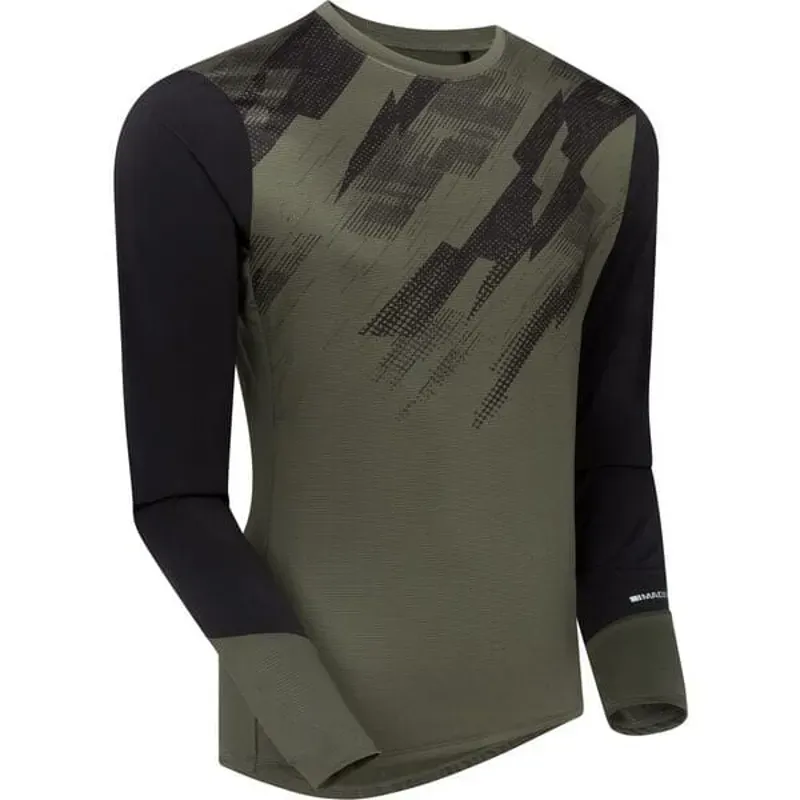 JERSEY Flux LS Trail Men MGN/BK-1