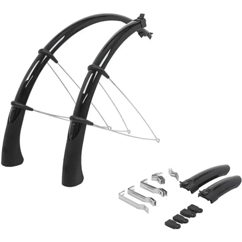 M Part QF 700x38 Mudguard Pair in Black