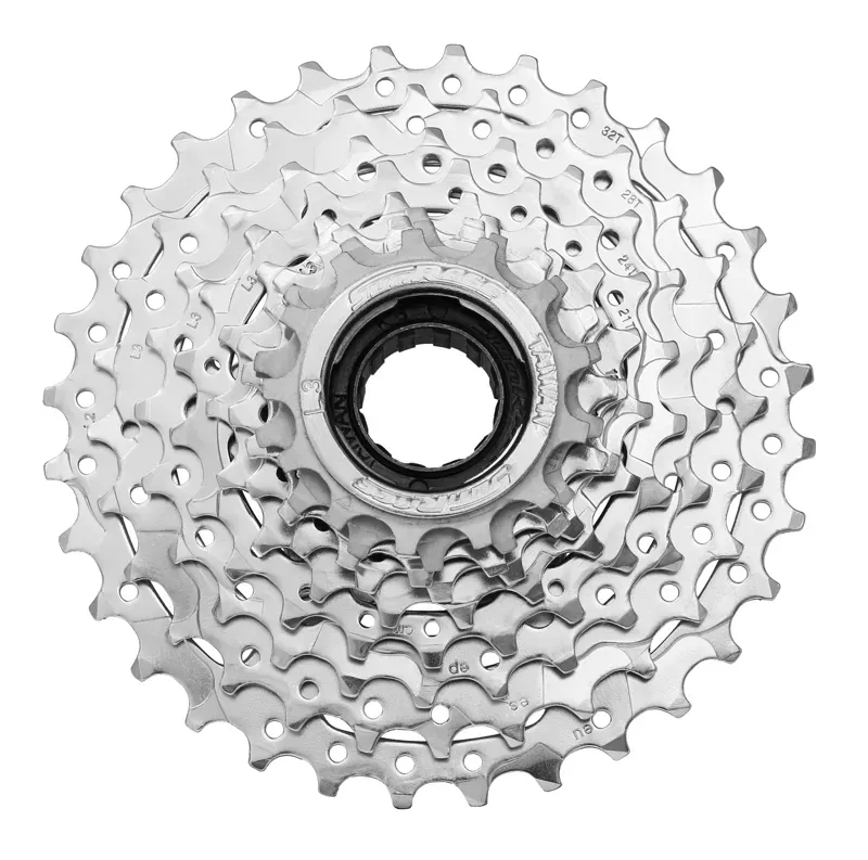 Sunrace and Sturmey Archer MFE90 9 Speed CP 13-32t Freewheel in Silver
