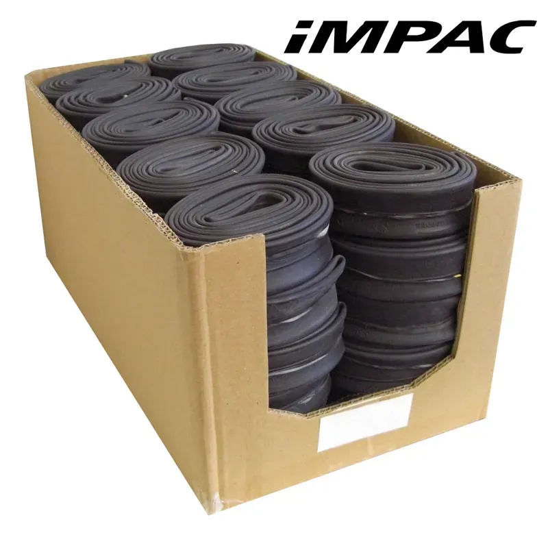Impac AV26 Schrader Valve Inner Tube 50-box - 26x1.75/2.35-inch