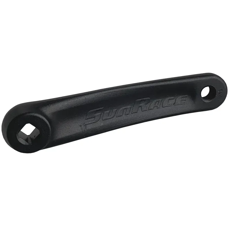 SunRace Left Hand 175mm Diamond Fit Crank in Black