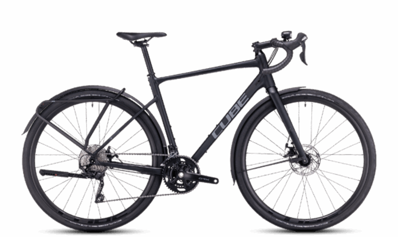 Cube Nuroad Pro Fe 2023 Gravel Bike in Metalblack/Grey