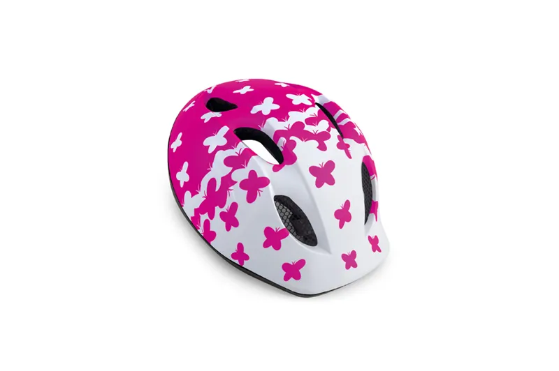 Superbuddy Whte Pnk Buterfly M White and Pink Medium