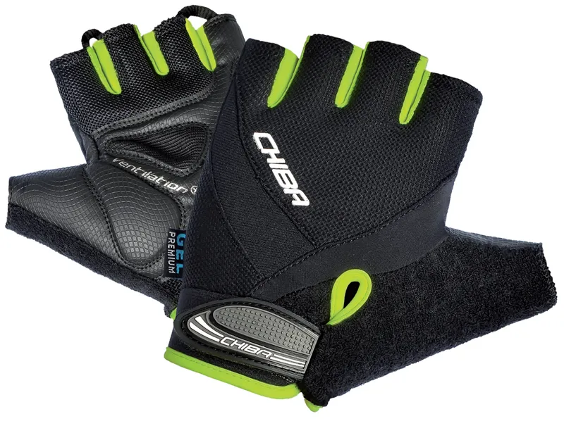 Chiba Air Plus MTB Line Mitt In Black/ Neon BLACK/YELLOW