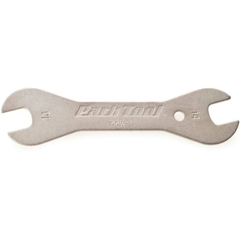 Park Tool DCW-4 Double-Ended Cone Wrench 13mm and 15mm in Silver