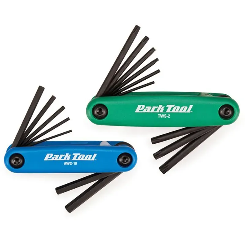 Park Tool FWS-2 Fold-Up Wrench Set in Blue