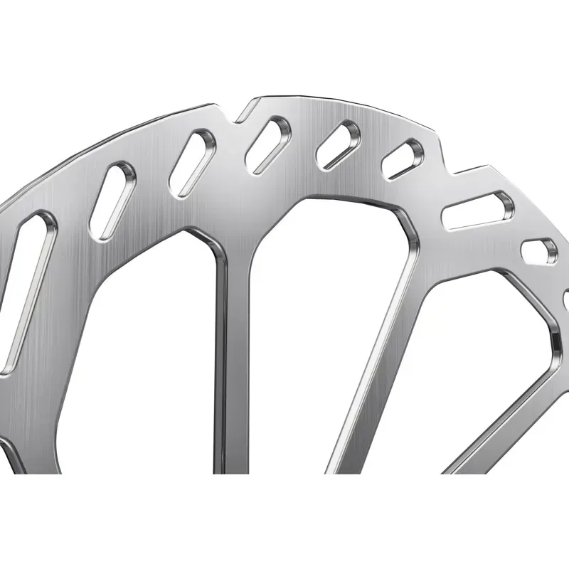 Shimano RT-CL750 220mm CL External Lockring DB Rotor in Silver/Black-5