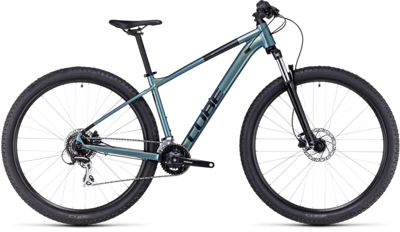 Cube Aim Pro Mountain Bike in Shiftverde/Black
