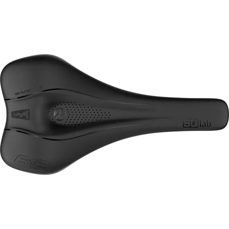Sqlab 612 Ergowave Active 2.1 S-Tube Road Bike Saddle in Black-1