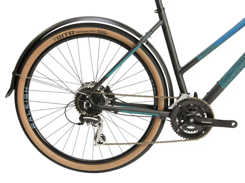 2020 Raleigh Strada City 650b Open Frame Hybrid Bike in Blue