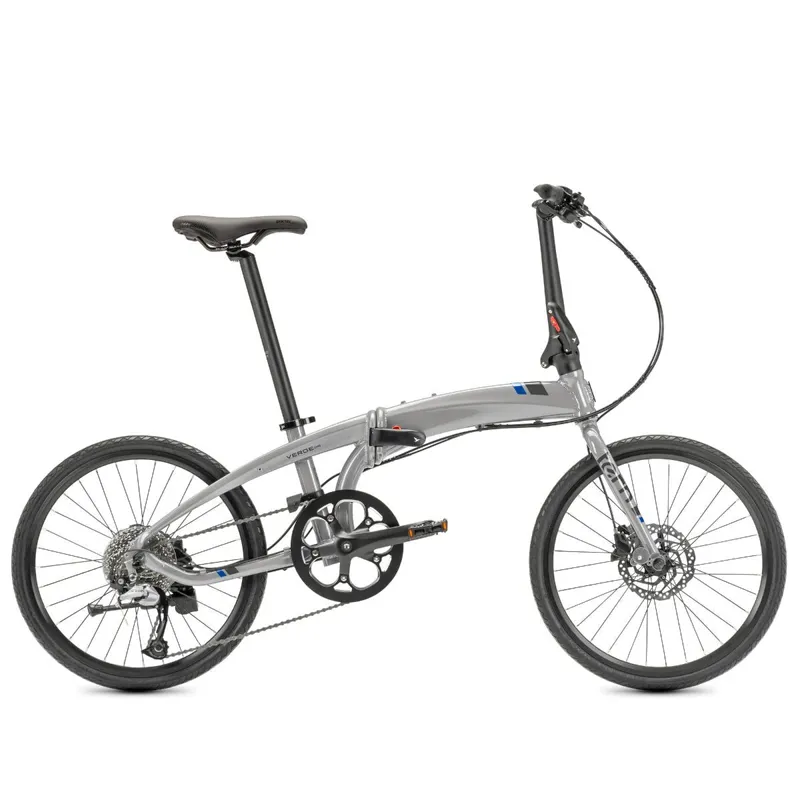 Tern Verge D9 Folding Bike in Grey