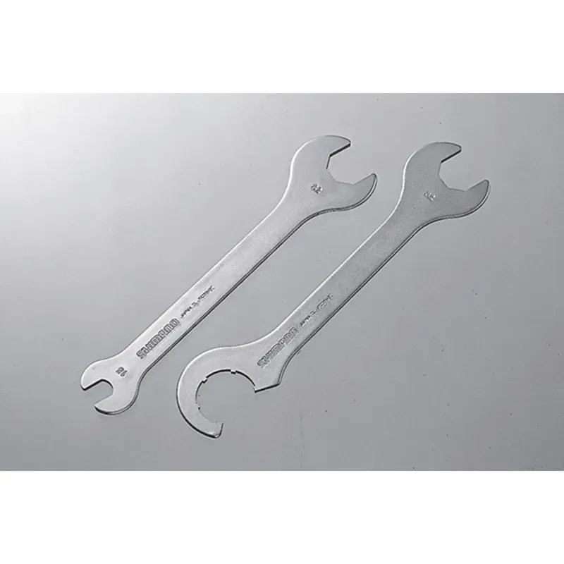 Shimano Workshop TL-FC31 2-piece 15/32mm Spanner Set in Silver