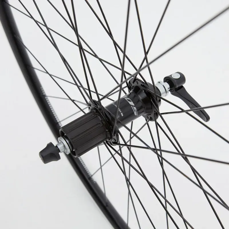M Part Wheels R 105/R460/PG 32-hole 700c 130mm QR Rear Wheel in Black-3